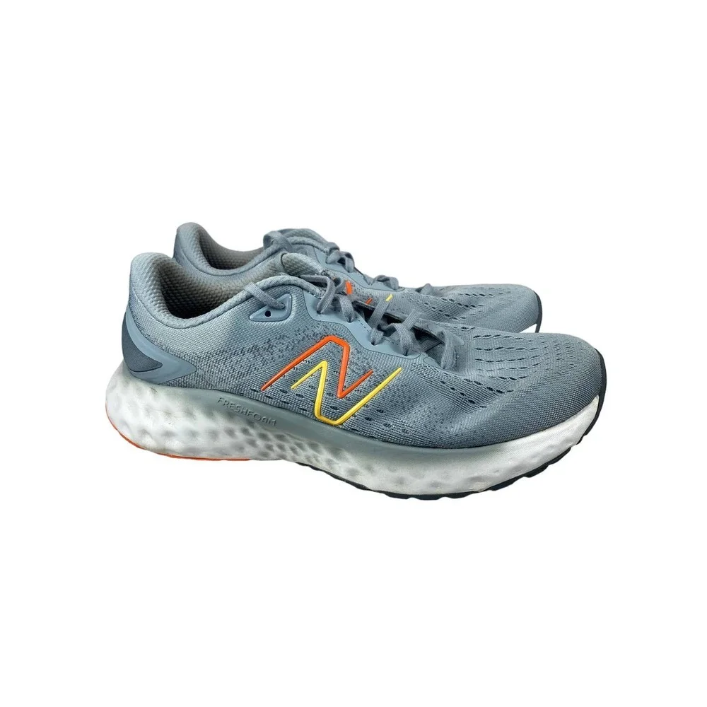 NEW BALANCE Fresh Foam Evoz V2 Womens Shoes Size 12 gray orange yellow